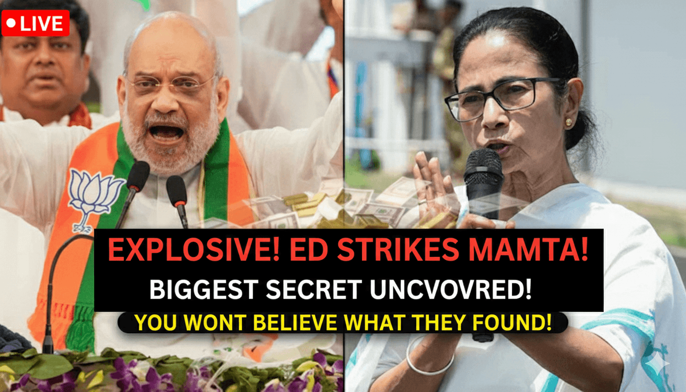 ED raid on Mamata Banerjee office and IPAC before Bengal election